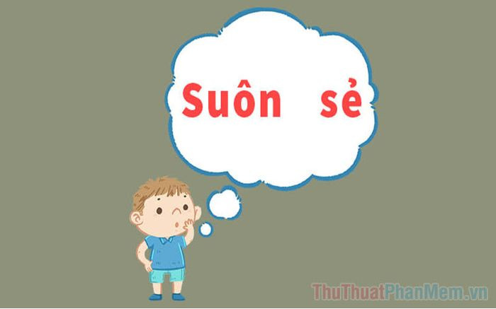 Bảng so sánh chính tả giữa xuôn xẻ và suôn sẻ