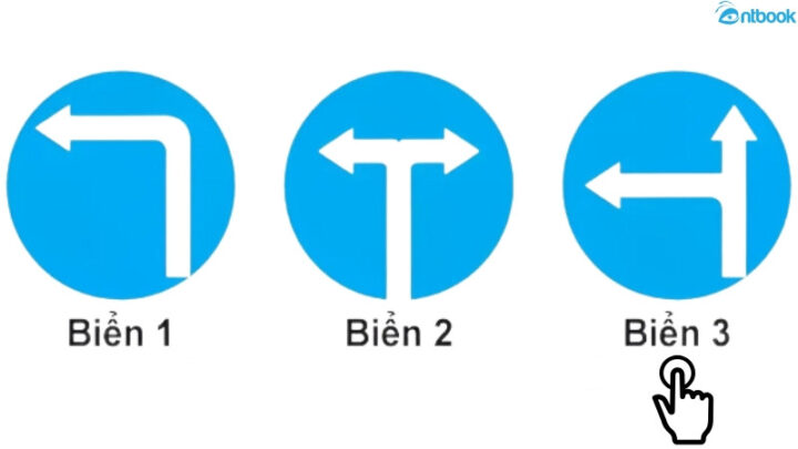 Biển báo R.301g cho phép quay đầu xe tại ngã ba ngã tư