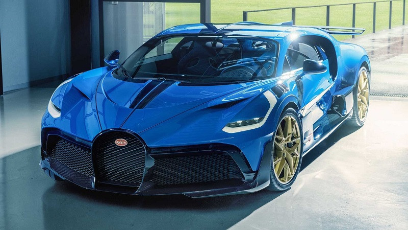 Bugatti Divo màu xanh dương, siêu xe thể thao tối ưu cho đường đua