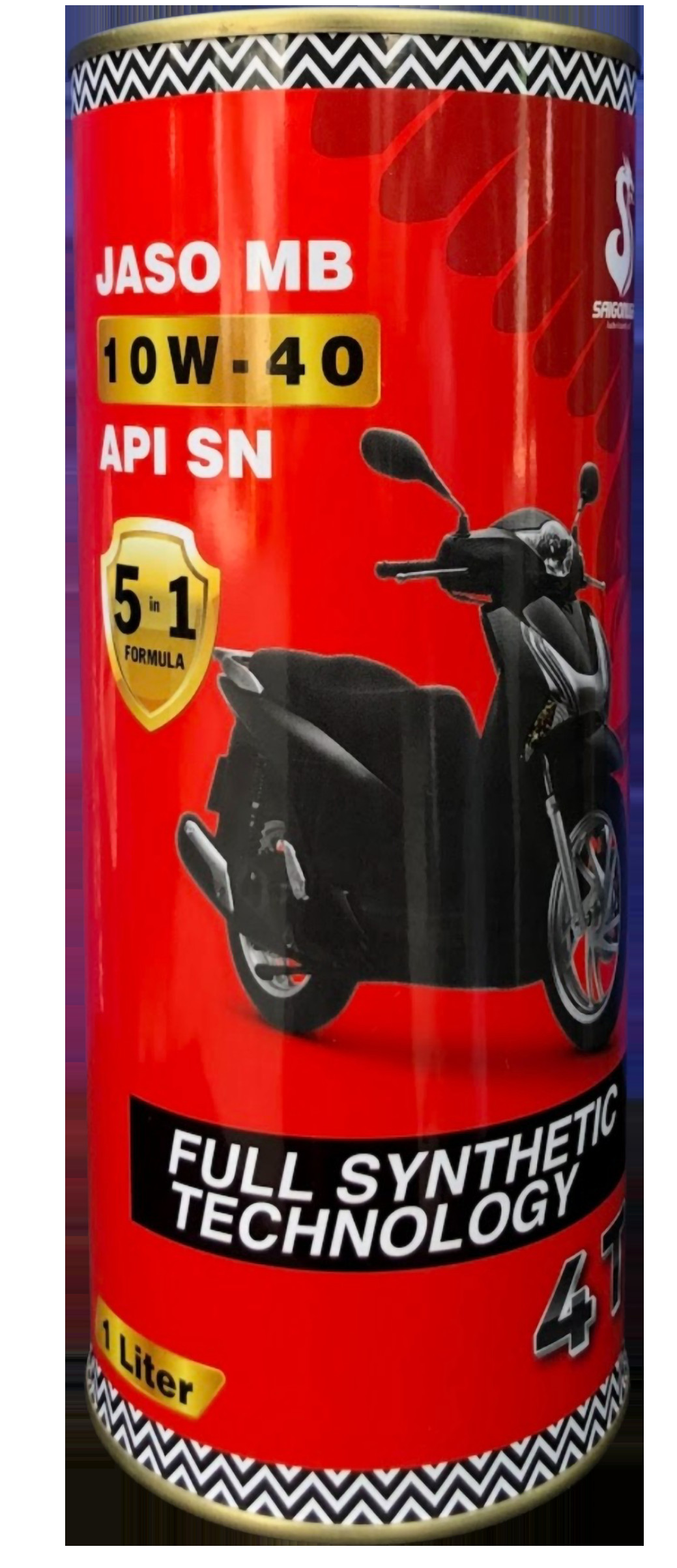 Chai dầu nhớt xe tay ga Perfect Scooter SN 1 lít đạt tiêu chuẩn API SN và JASO MB