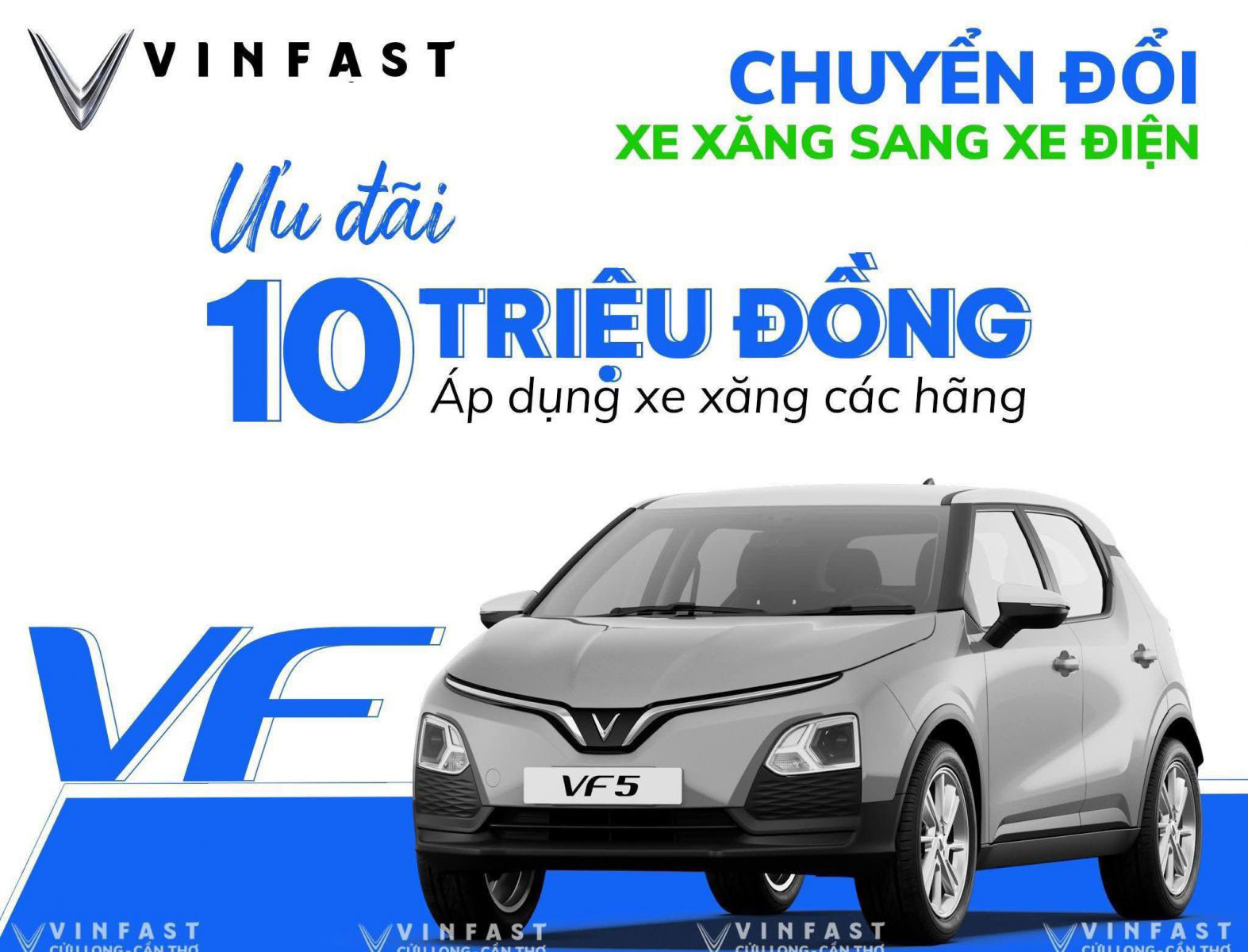 Chính sách thu cũ đổi mới xe điện VinFast VF5 giúp tiết kiệm chi phí