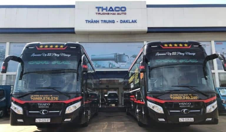 Đa dạng các loại xe khách, từ giường nằm đến ghế ngồi, sẵn sàng phục vụ tuyến Buôn Ma Thuột đi Đà Nẵng.