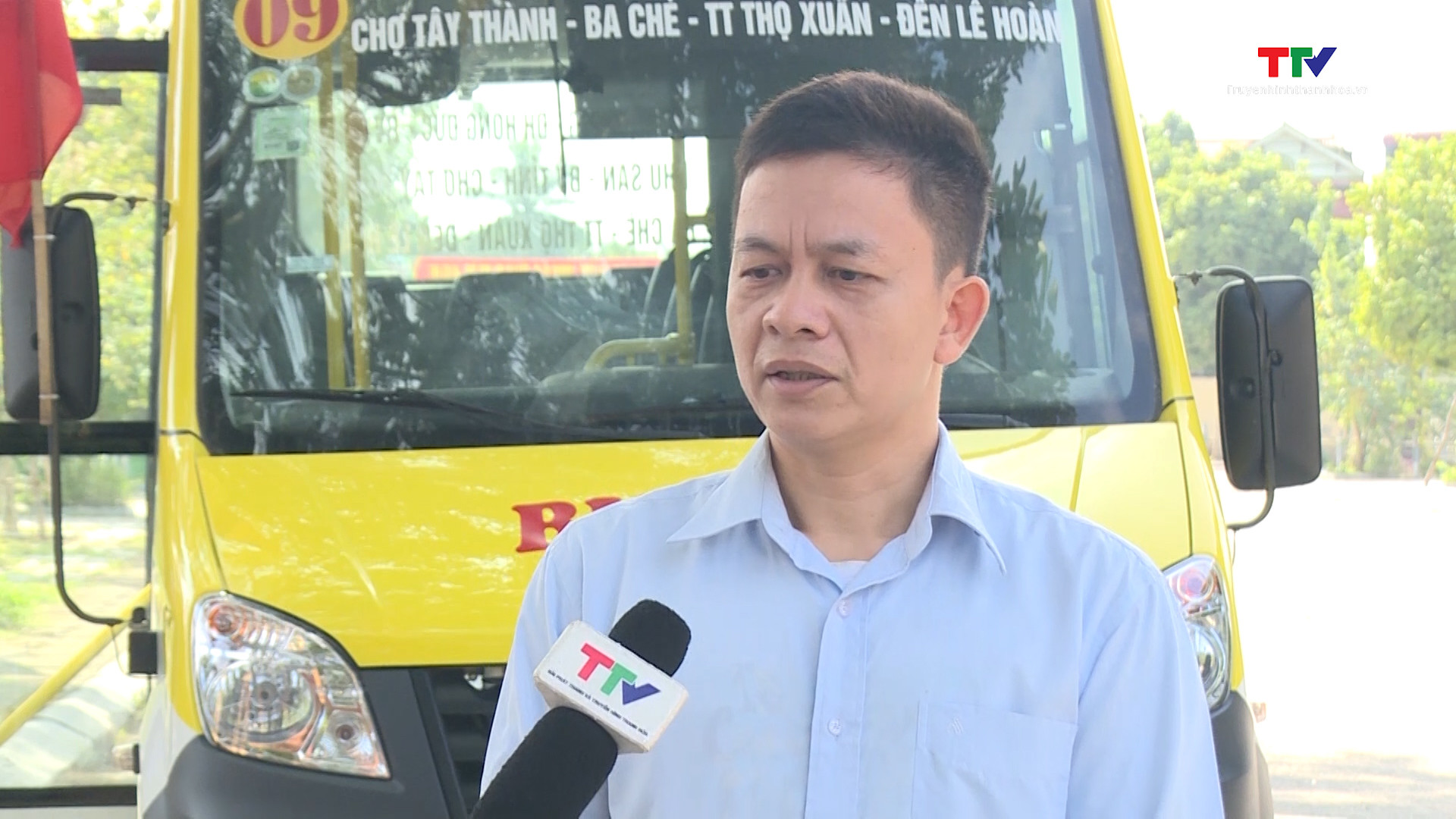 Đại diện Ban Quản lý Điều hành Vận tải công cộng chia sẻ về lộ trình xe buýt 9.