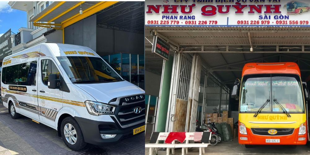 Điểm đón tại văn phòng nhà xe Như Quỳnh Phan Rang