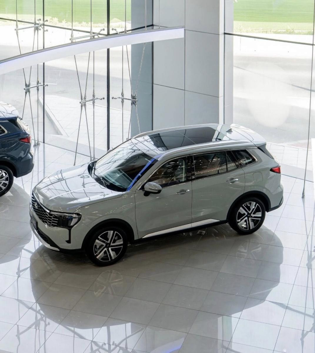 Ford Territory Titanium X màu xanh năng động