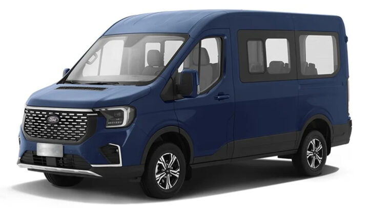 Giá xe Transit Hưng Yên với biểu tượng xe khách Ford Transit 2024