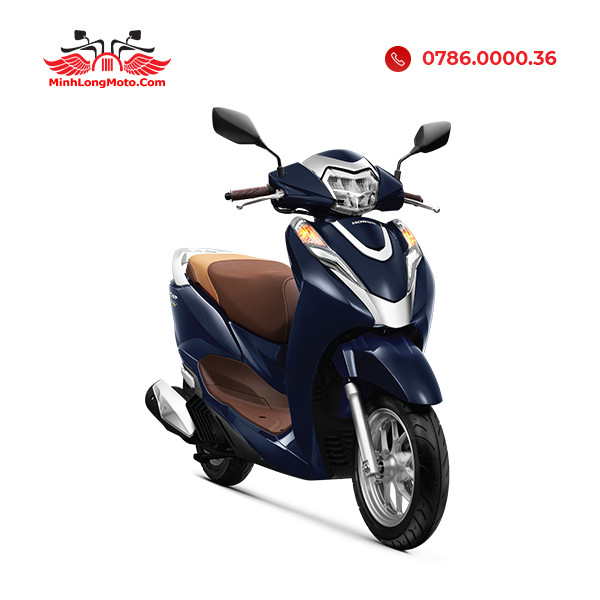 Honda Lead 2024 bản cao cấp màu xanh nổi bật
