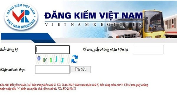 Hướng dẫn tra cứu chủ xe ô tô qua biển số trên website Cục Đăng Kiểm Việt Nam