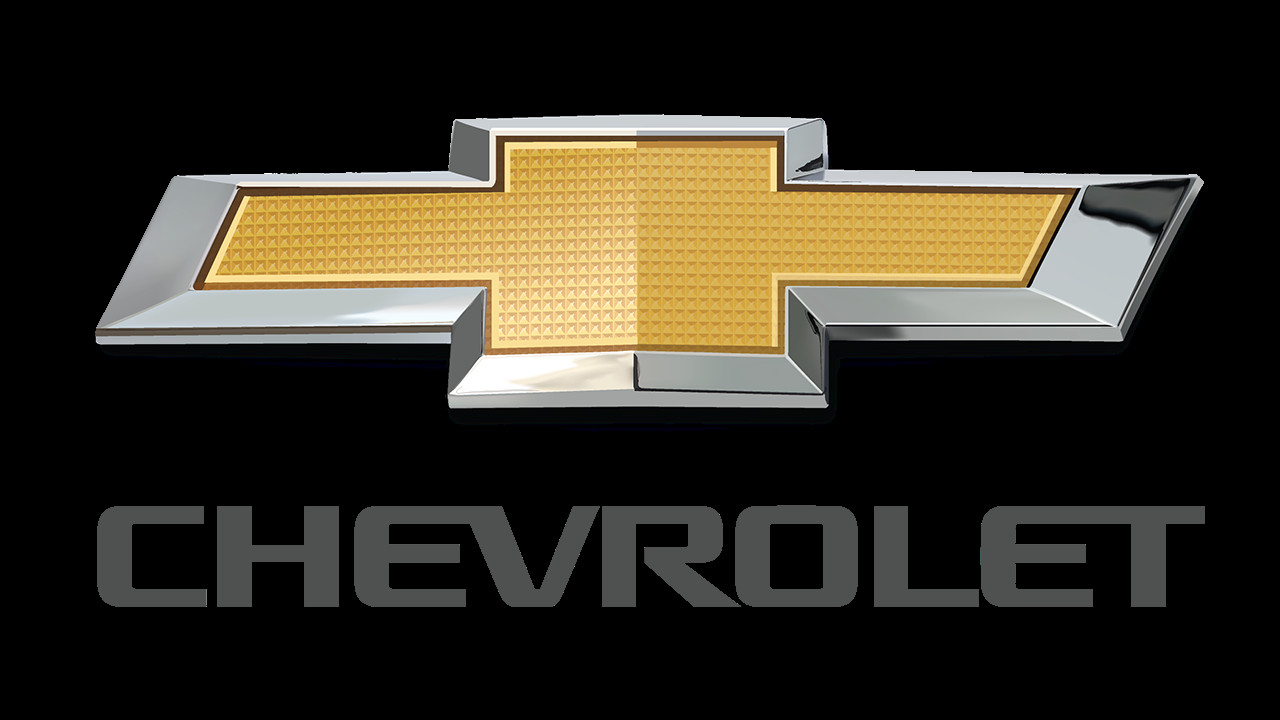 Logo Chevrolet hình nơ vàng bắt mắt