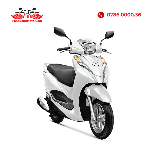 Mẫu Honda Lead 2024 phiên bản tiêu chuẩn màu trắng thanh lịch