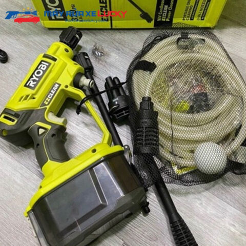 Máy rửa xe chạy pin Ryobi RY120350 với vòi phun đa năng
