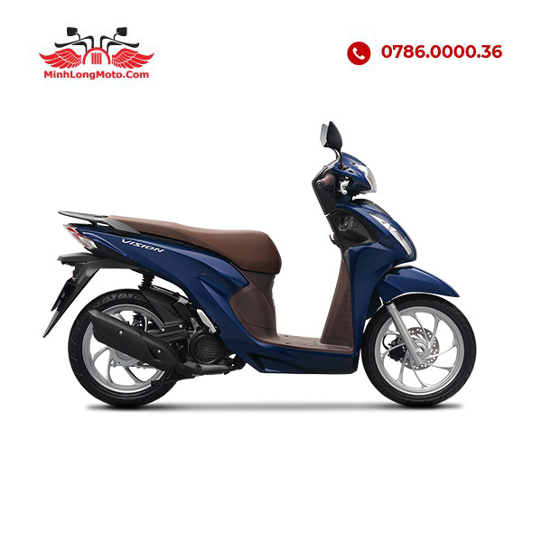 Phiên bản Honda Vision Cao cấp Xanh Đen