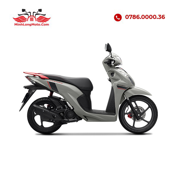 Phiên bản Honda Vision Thể thao Xám Đen