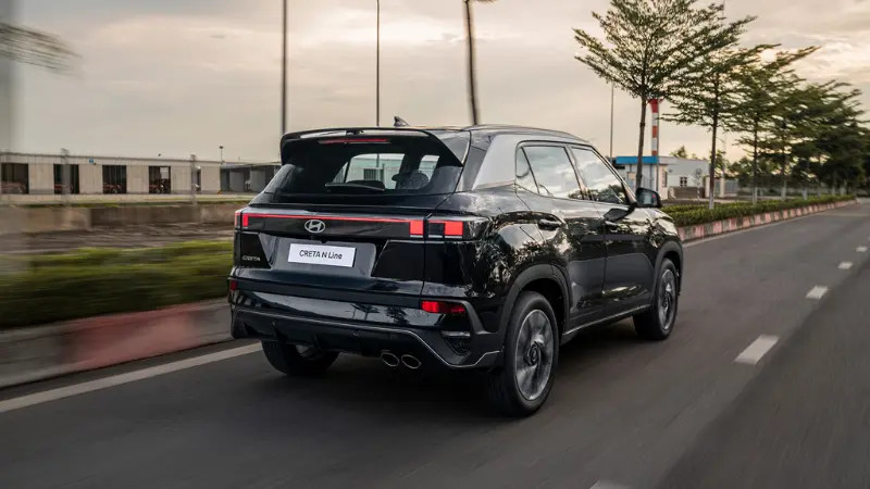 Thiết kế đuôi xe Creta 2024