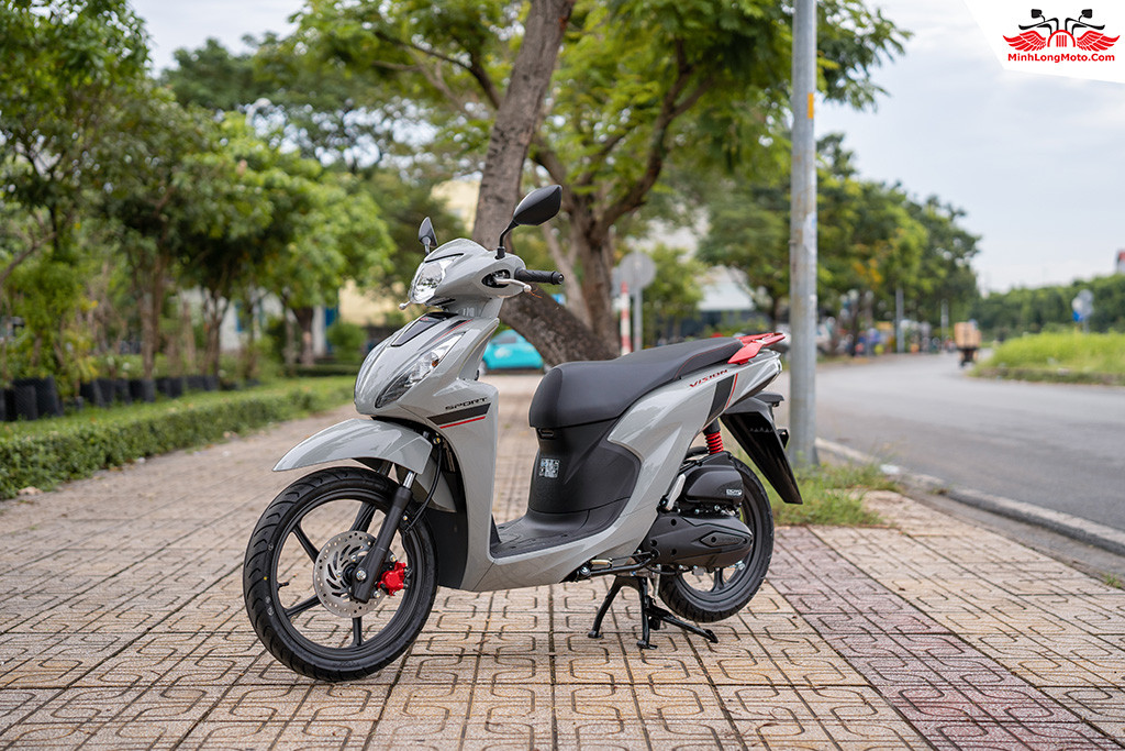 Thiết kế tổng thể xe Vision 2024 với đường nét hiện đại