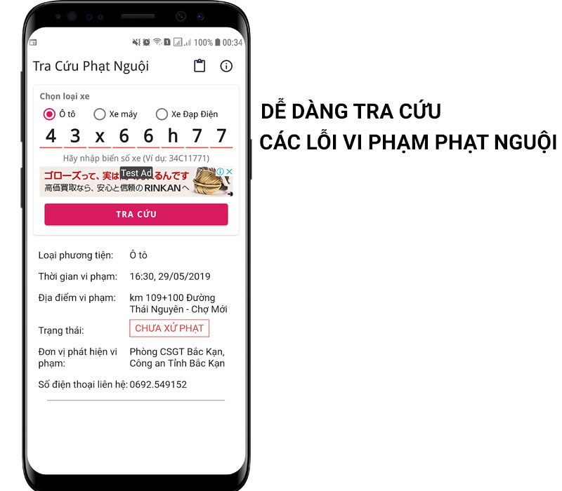 Thông tin phạt nguội dễ dàng tra cứu cho xe máy, ô tô, xe đạp điện