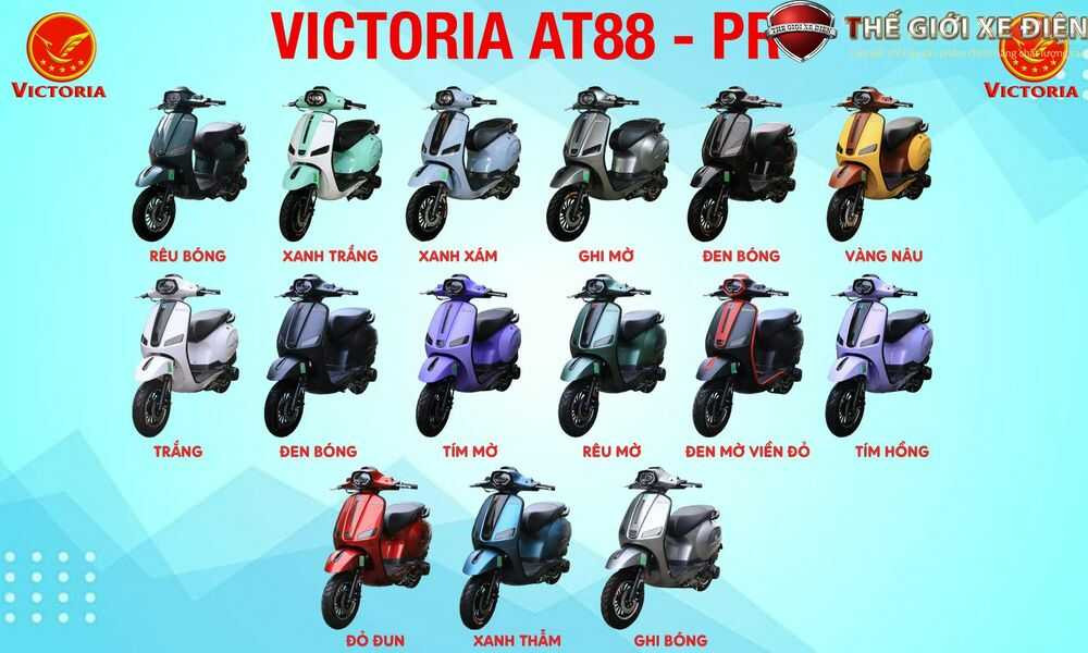 xe ga 50cc Victoria AT88 Pro phong cách Vespa