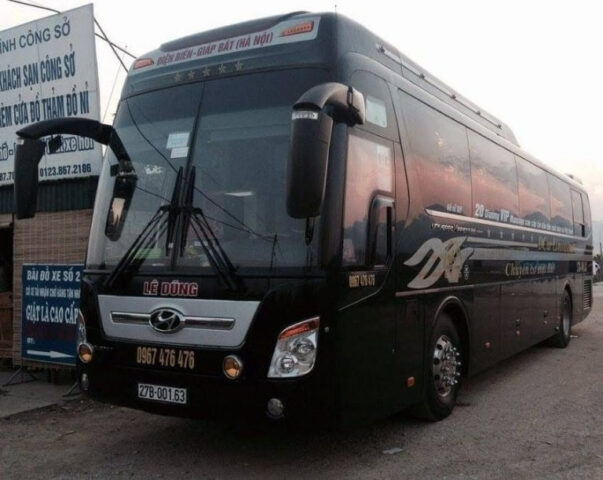 Xe khách Lê Dũng – Năm Liên loại giường nằm cao cấp phục vụ tuyến Hà Nội Điện Biên