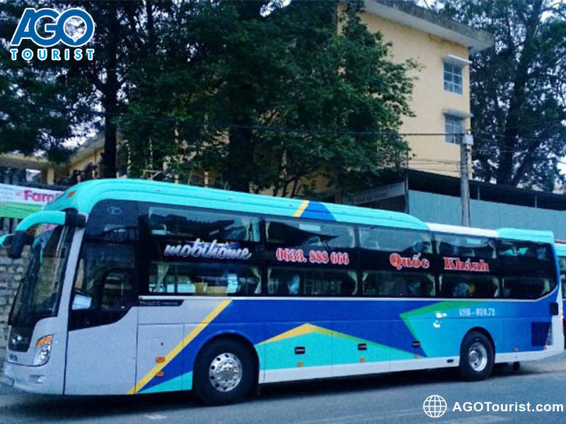 Xe khách Quốc Khánh được đánh giá cao về an toàn trên tuyến Bình Định Đà Lạt.