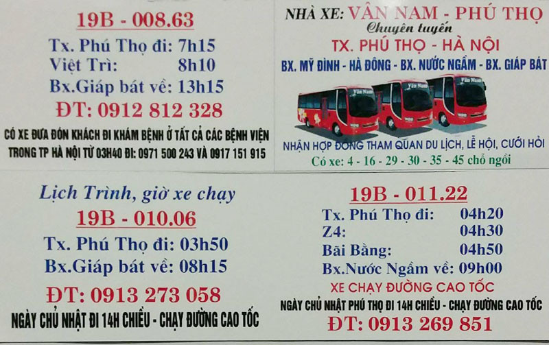 Xe khách Vân Nam với lộ trình đa dạng
