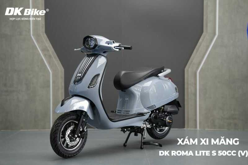Xe máy 50 phân khối DKBike Romalite với màu sắc cá tính