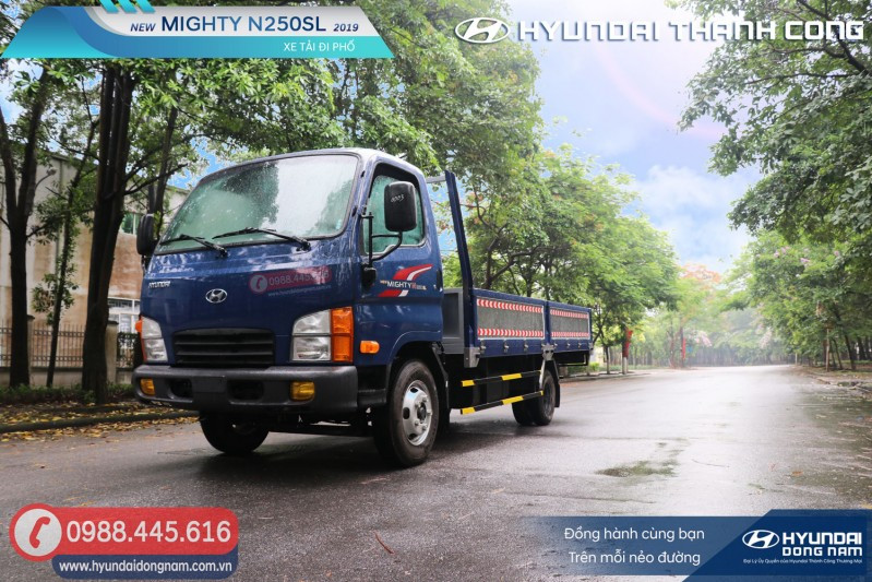 Xe tải Hyundai N250SL 2.5 tấn thùng lửng linh hoạt