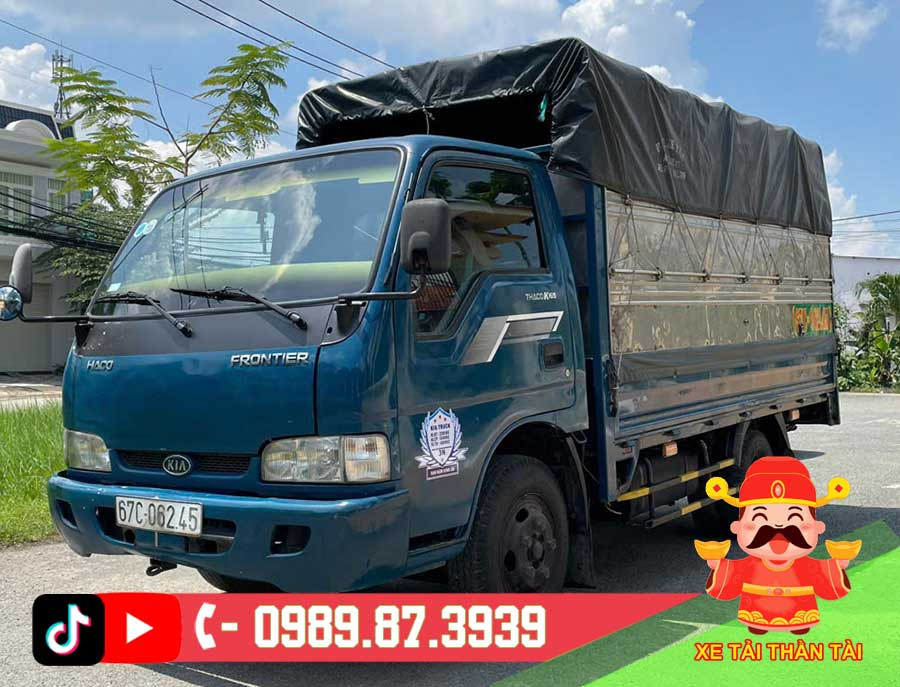 xe tải Kia K165 cũ đời 2016 thùng bạt