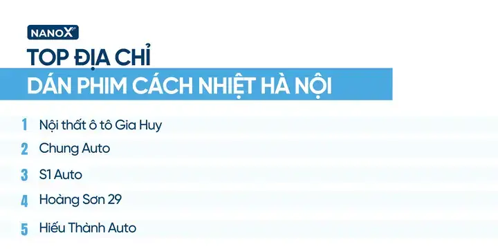 Top 10 Garage Đánh Kính Xe Ô Tô Chuyên Nghiệp & Uy Tín Nhất Tại Long Biên Top 10 Garage Đánh Kính Xe Ô Tô Chuyên Nghiệp & Uy Tín Nhất Tại Long Biên