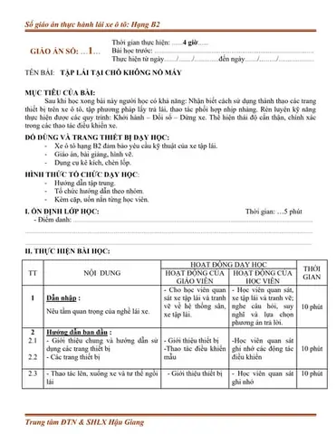Giáo Trình Học Lái Xe Ô Tô Hạng B2: Hướng Dẫn Chi Tiết Từ A-z Cho Người Mới Bắt Đầu