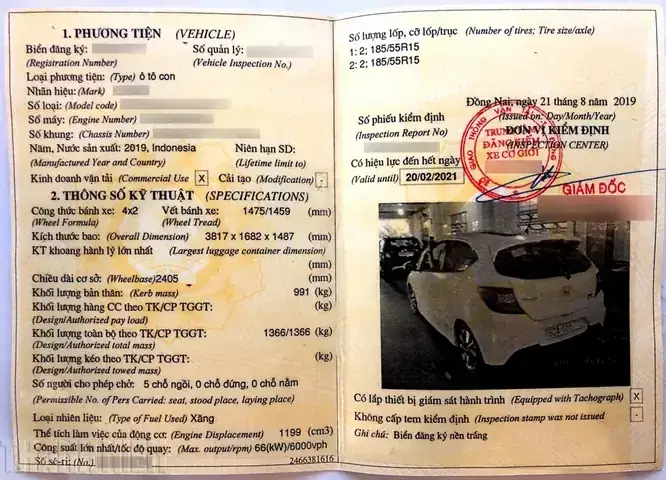 Giấy Đăng Kiểm Xe Ô Tô Tiếng Hoa Là Gì? Giấy Đăng Kiểm Xe Ô Tô Tiếng Hoa Là Gì?
